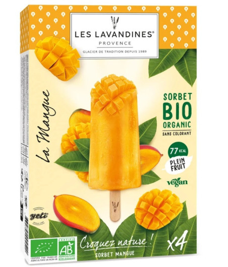 GLACE MANGUE BIO 280G