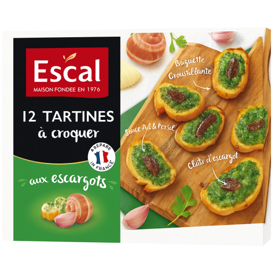 CANAPES AUX ESCARGOTS ESCALE 150G