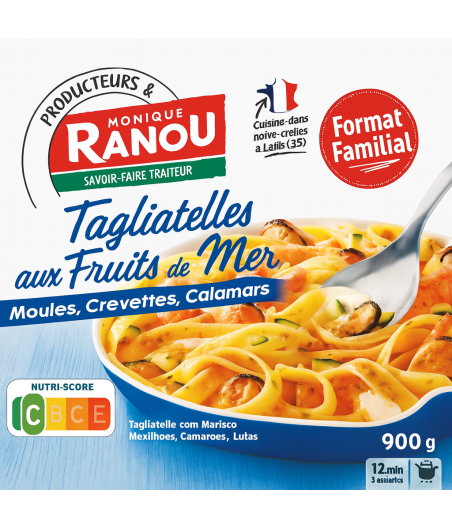 TAGLIATEL FRUITS DE MER MONIQUE RANOU 900G