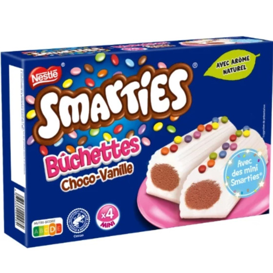 BUCHETTES CHOCOLAT VANILLE SMARTIES NESTLE 228G