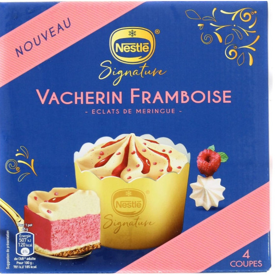 SIGNATURE VACHERIN FRAMBOISE 4 COUPES