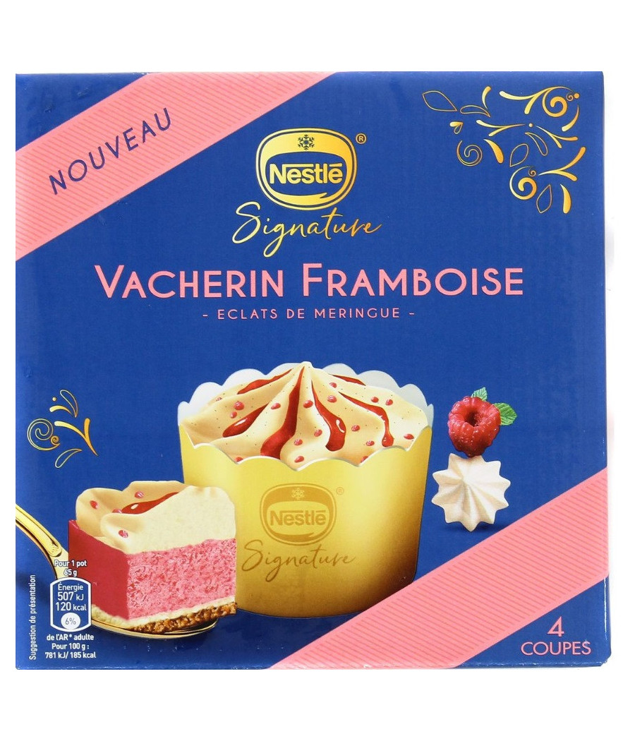 SIGNATURE VACHERIN FRAMBOISE 4 COUPES