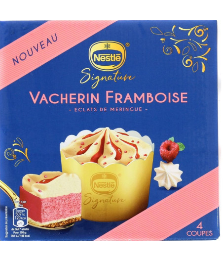 SIGNATURE VACHERIN FRAMBOISE 4 COUPES