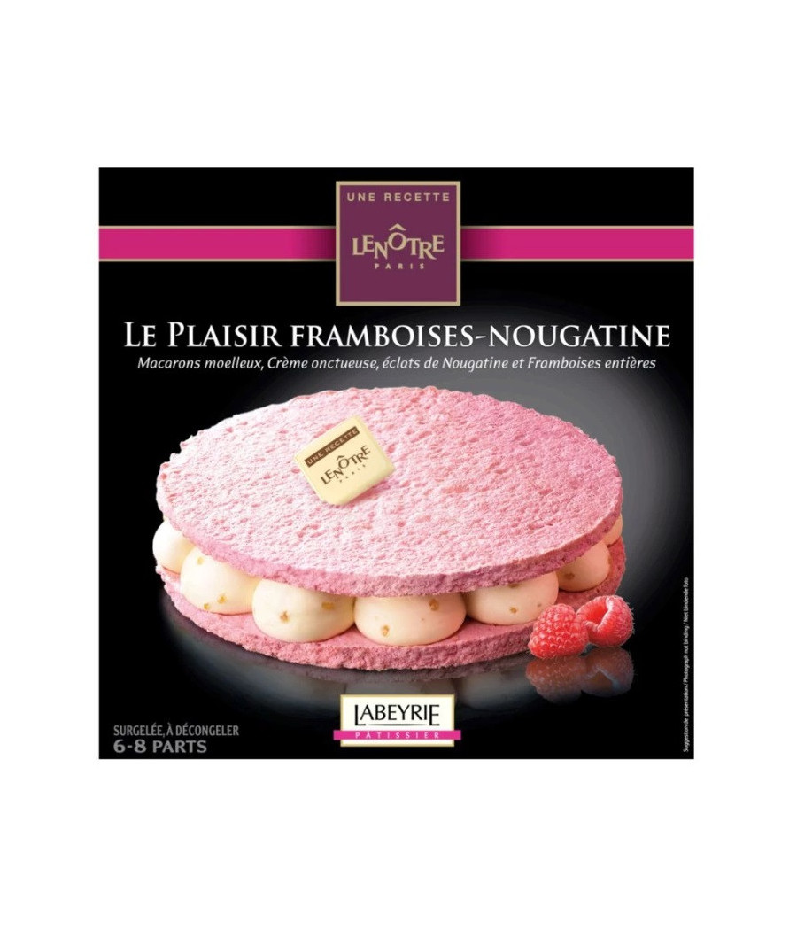 GATEAU FRAMBOISES NOUGATINE LENOTRE 410G