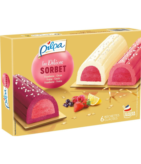 BUCHETTES GLACEES FRUITS ROUGES 366G