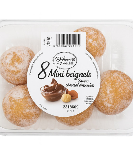 MINI BEIGNETS CHOCOLAT DELICES DES 7 VALLEES 200G