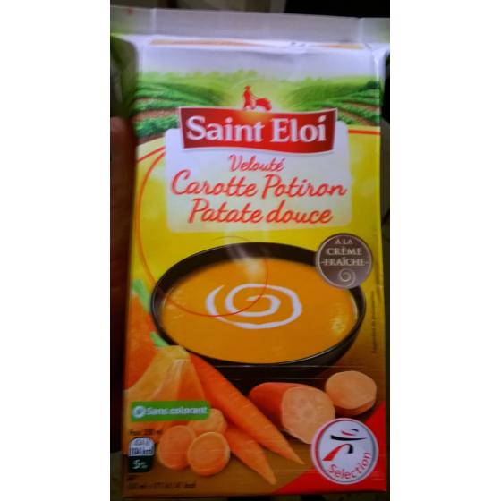 VELOUTE CAROTTE POTIRON PATATE DOUCE A LA CREME FRAICHE 1 L
