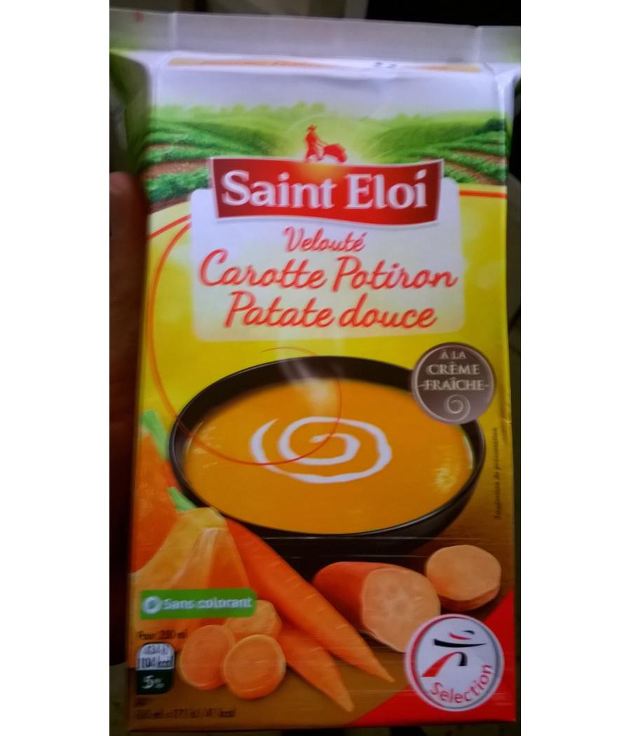 VELOUTE CAROTTE POTIRON PATATE DOUCE A LA CREME FRAICHE 1 L