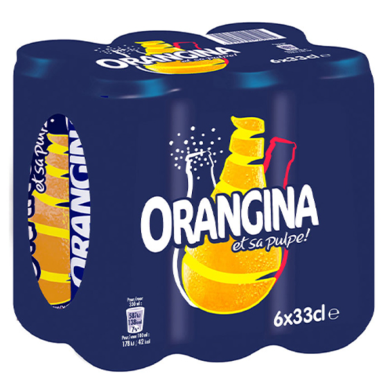 ORANGINA 6 X 33 CL