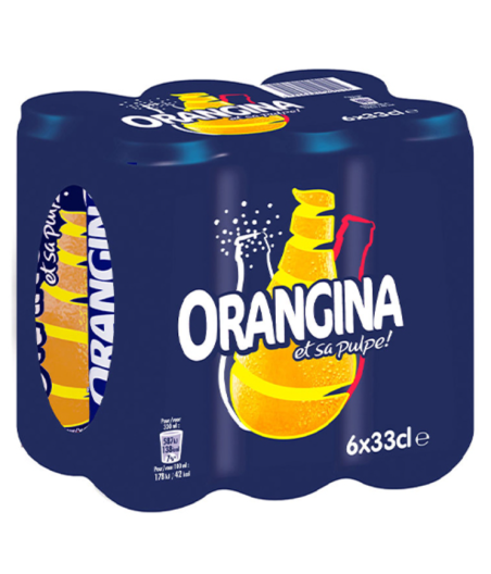 ORANGINA 6 X 33 CL