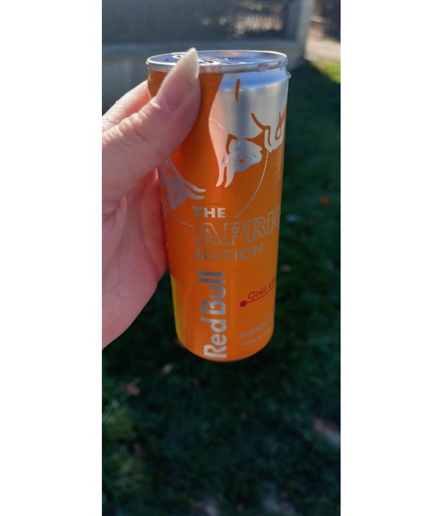 RED BULL THE APRICOT EDITION GOUT ABRICOT-FRAISE 25CL