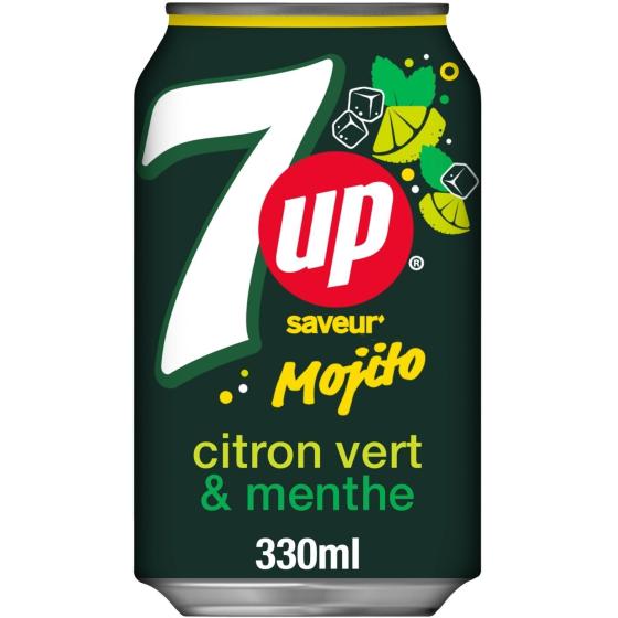 7UP SAVEUR MOJITO CITRON VERT & MENTHE 33 CL 330 ML