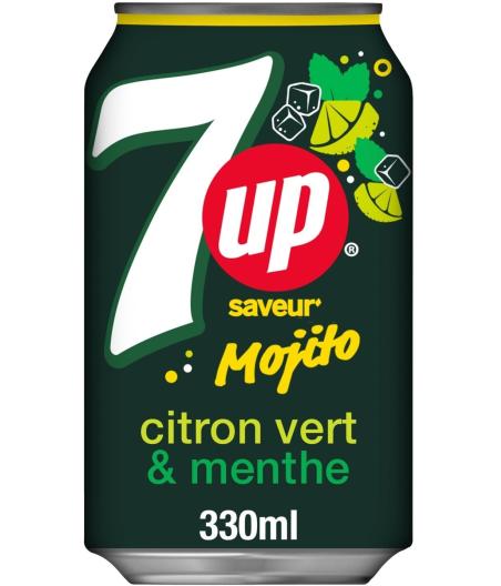 7UP SAVEUR MOJITO CITRON VERT & MENTHE 33CL
