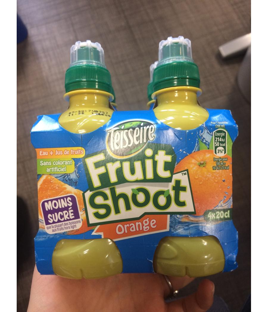 FRUIT SHOOT ORANGE 4X20CL