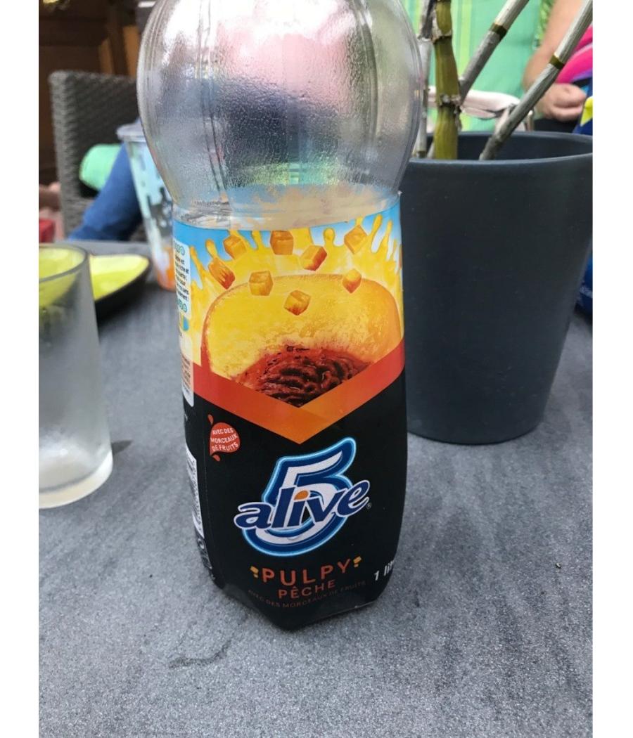 JUS DE FUITS SAVEUR PECHE 5FIVE PULPY 1L