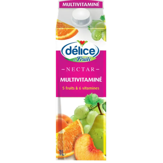 JUS DE FRUITS NECTAR MULTIVITAMINE 1L