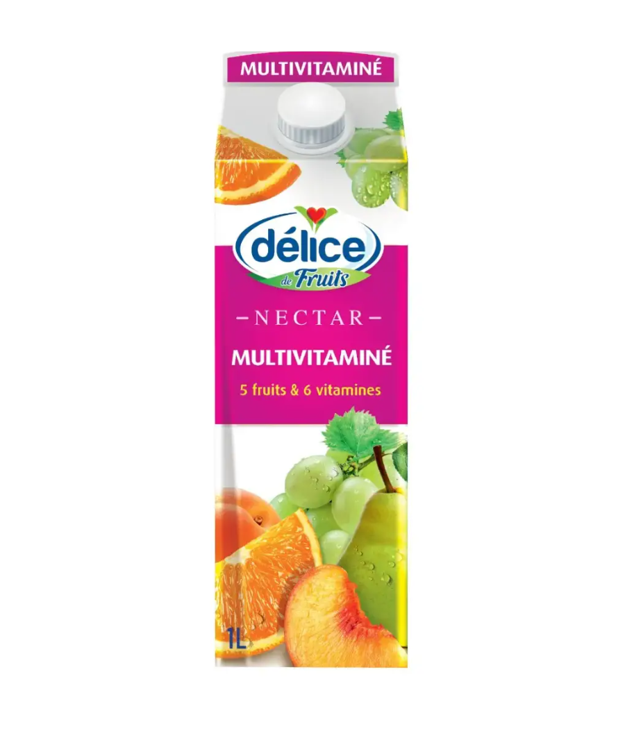 JUS DE FRUITS NECTAR MULTIVITAMINE 1L