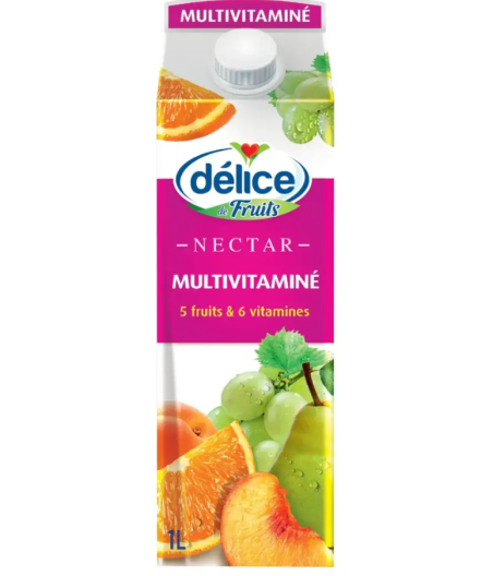 JUS DE FRUITS NECTAR MULTIVITAMINE 1L