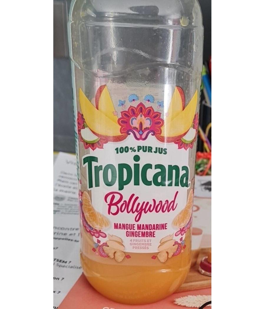 BOLLYWOOD JUS DE FRUIT MANGUE MANDARINE GINGEMBRE TROPIACANA 1L