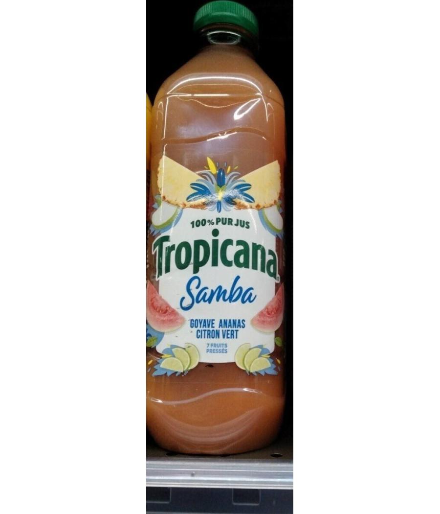 SAMBA GOYAVE ANANAS CITRON VERT TROPICANA 1L