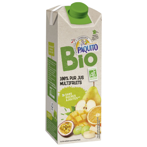 JUS DE FRUITS MULTIFRUIT PAQUITO BIO  75cL
