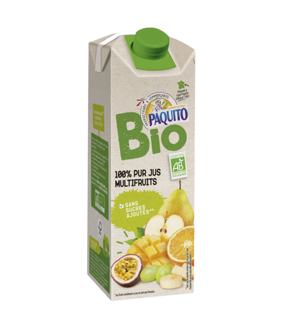 JUS DE FRUITS MULTIFRUIT PAQUITO BIO  75cL