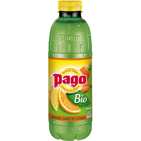 JUS D'ORANGE PAGO NECTAR BIO ORANGE CAROTTE CITRON