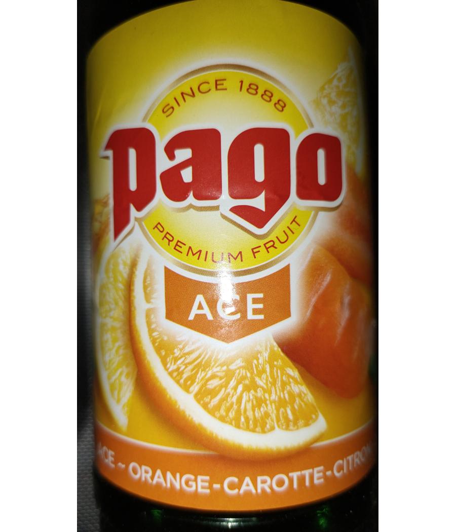 JUS PAGO ACE ORANGE CAROTTE  CITRON 0.75CL