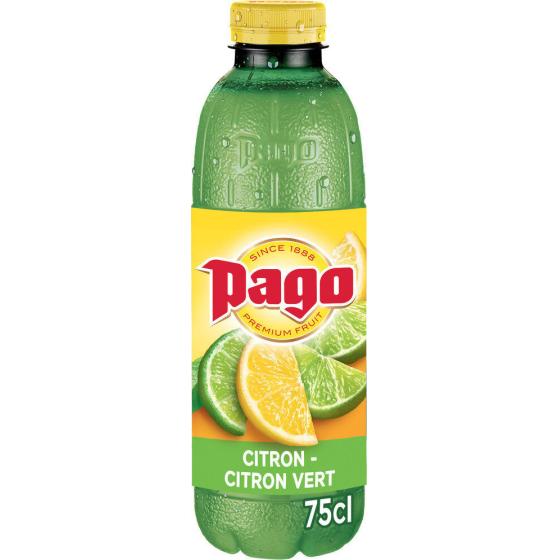 JUS AUX FRUITS PAGO CITRON-CITRON VERT 0,75CL
