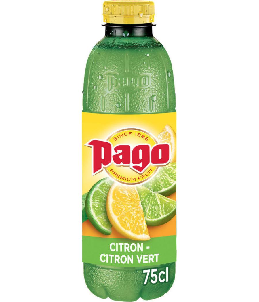 JUS AUX FRUITS PAGO CITRON-CITRON VERT 0,75CL