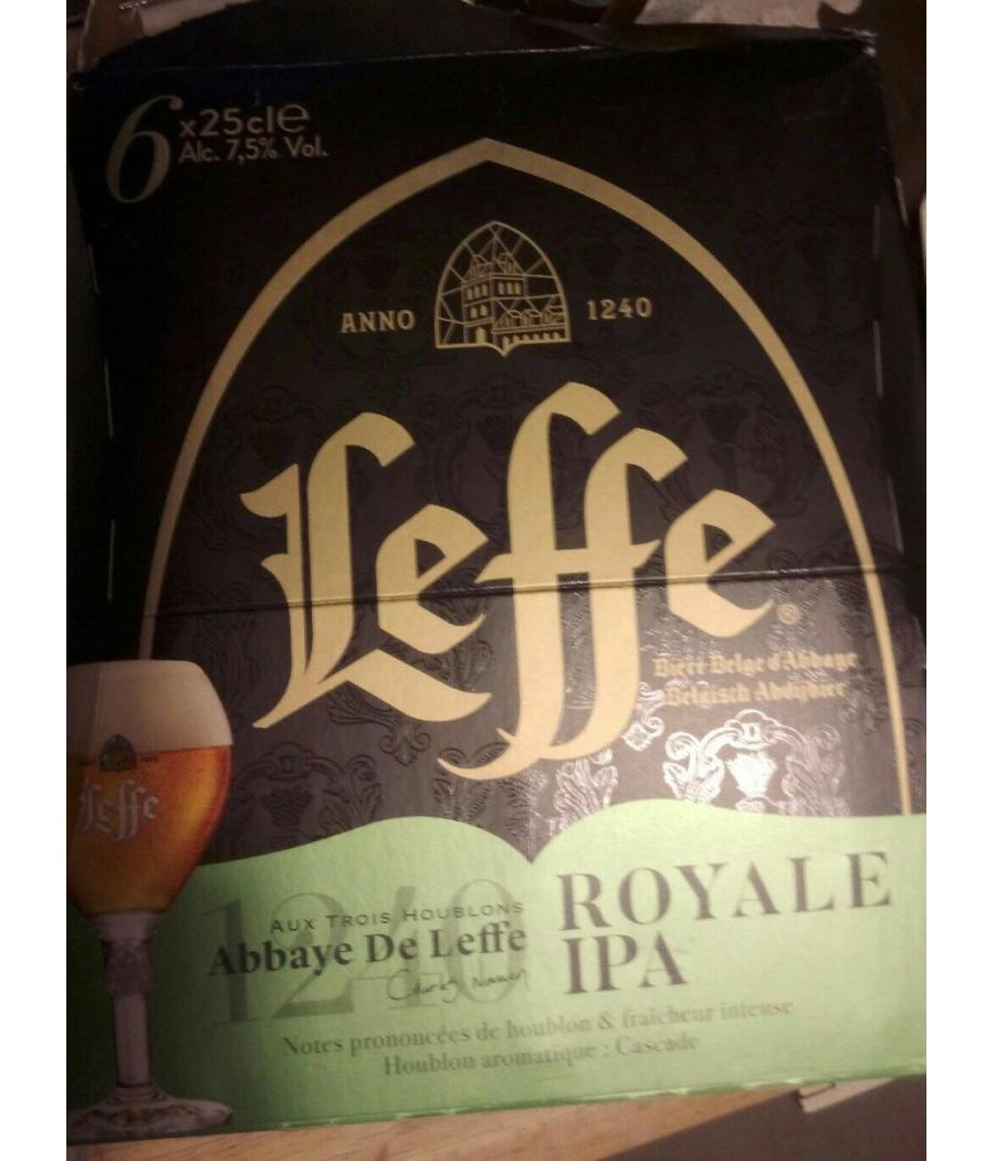 BIERE LEFFE ROYALE IPA 6 X 25 CL