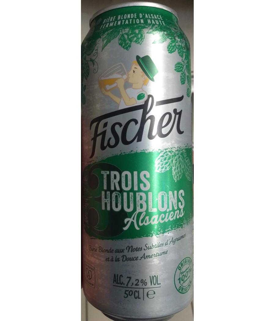 BOISSON FISCHER TROIS HOUBLONS ALSACIENS 50 CL