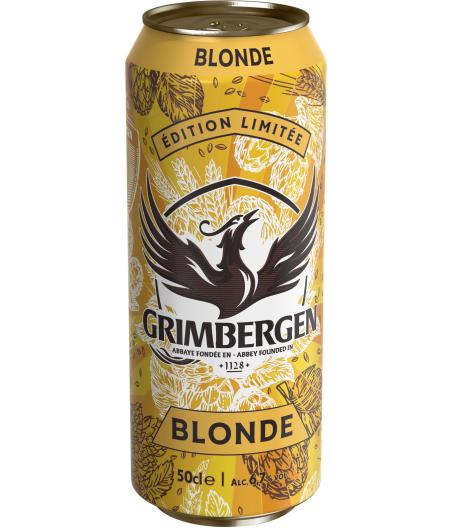 GRIMBERGEN 50 CL GRIMBERGEN BLONDE 6.7 DEGRE ALCOOL 500 ML