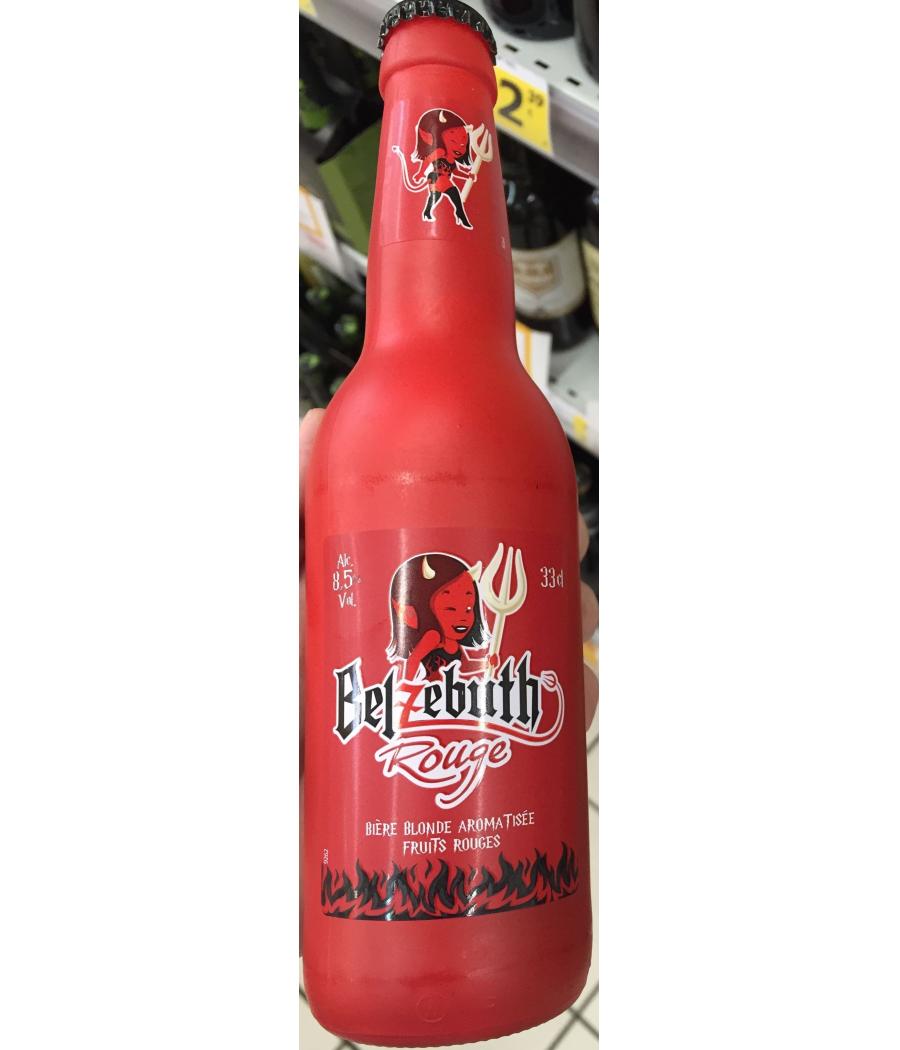 Bière Aromatisée aux Fruits Rouges 8,5% BELZEBUTH 33cl