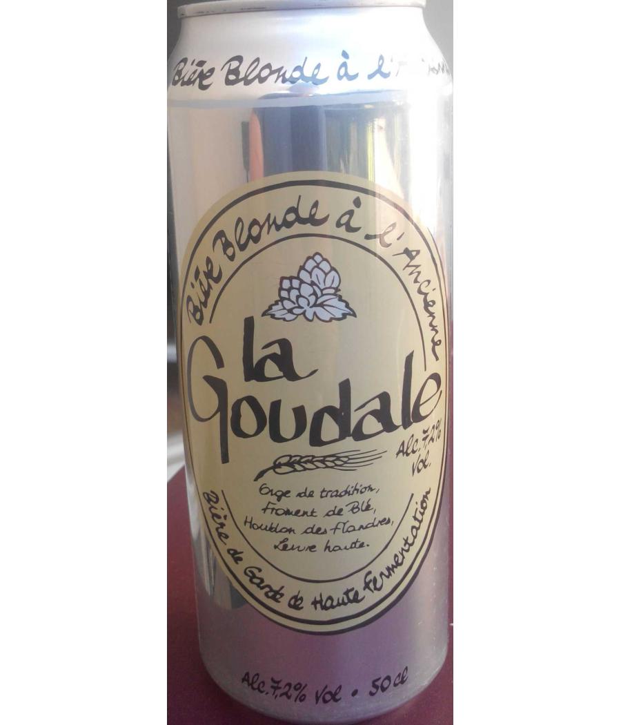 Bière Blonde à l'Ancienne 7,2% LA GOUDALE  50cl