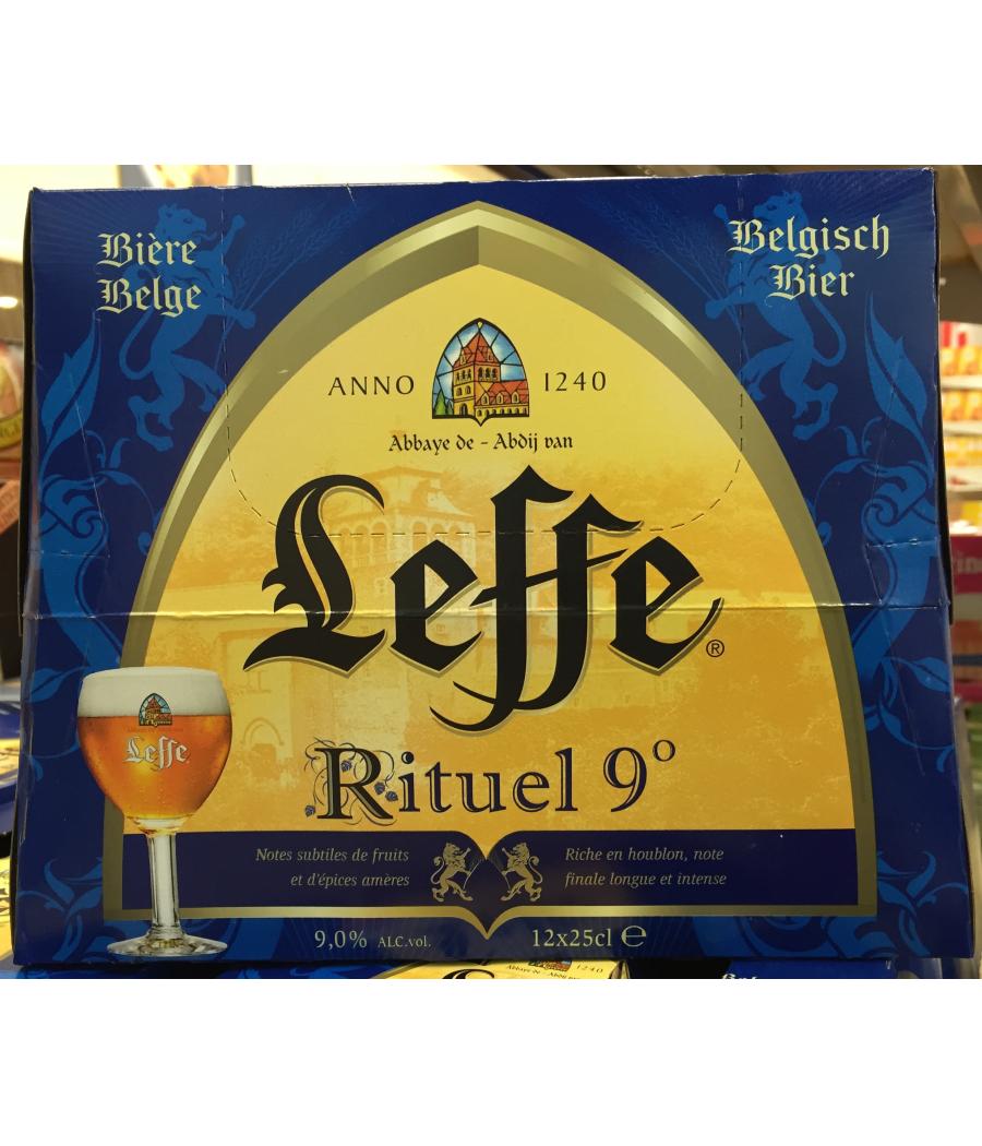 Leffe Bière rituel 9% 12 x 25 cl