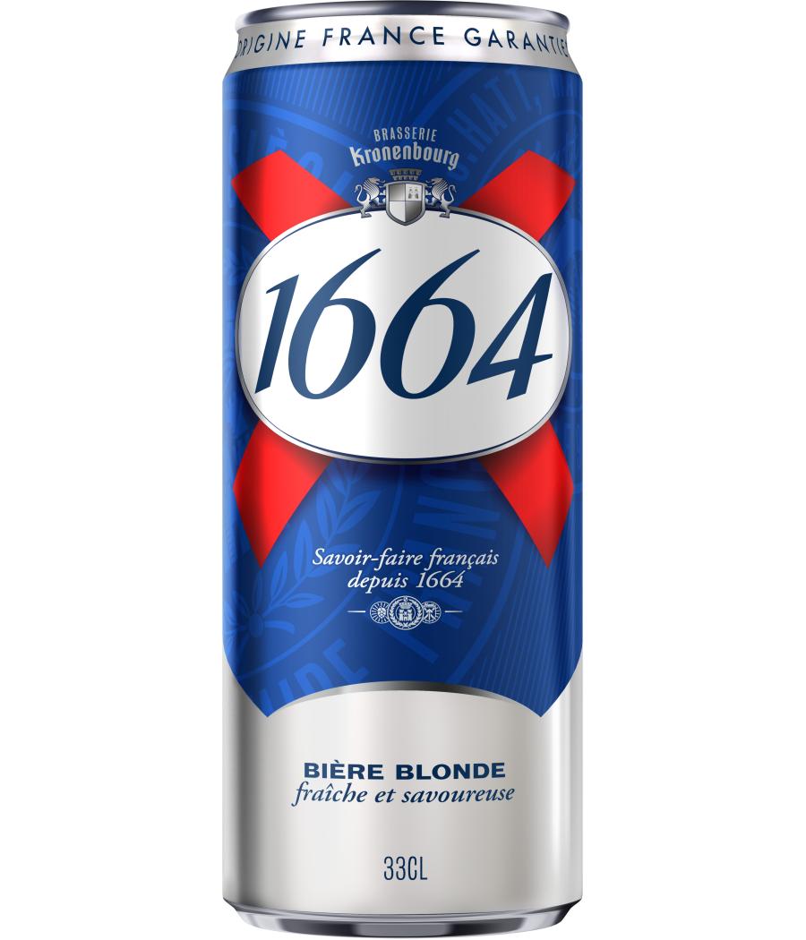 BIERE BLONDE 1664 BY KRONENBOURG 33CL