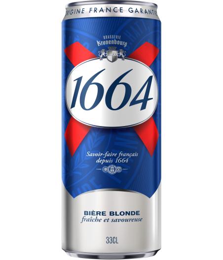 BIERE BLONDE 1664 BY KRONENBOURG 33CL