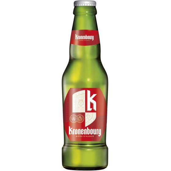 BIERE BLONDE D'ALSACE KRONENBOURG 4.2° 25CL