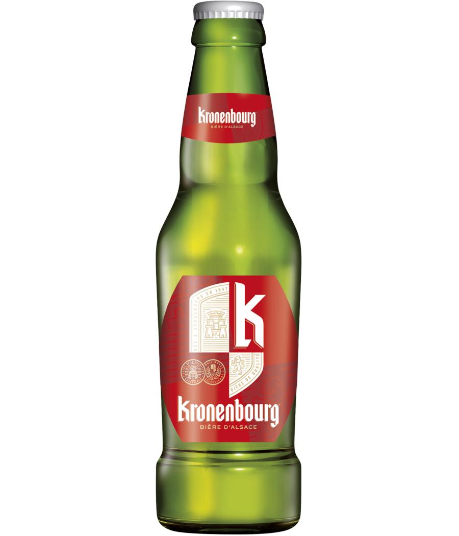 BIERE BLONDE D'ALSACE KRONENBOURG 25CL