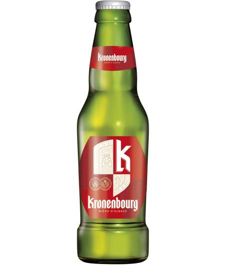 BIERE BLONDE D'ALSACE KRONENBOURG 4.2° 25CL