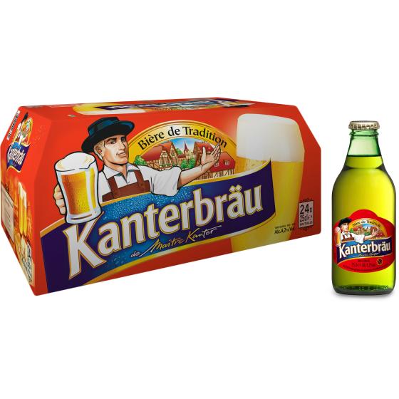 BIERE BLONDE 4.2° KANTERBRAU 24X25CL