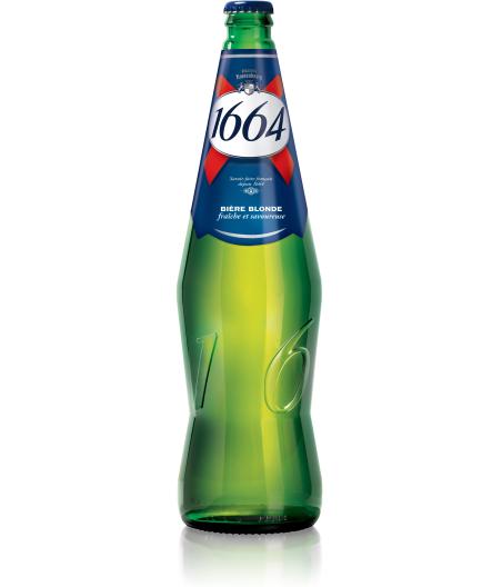 BIERE BLONDE 5.5° 1664 75CL