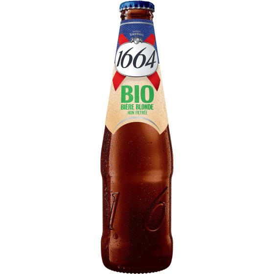 BIERE BLONDE BIO 5.5° 1664 25CL