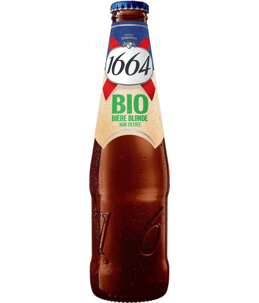 BIERE BLONDE BIO 5.5° 1664 25CL