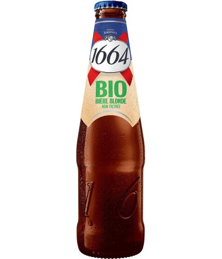 BIERE BLONDE BIO 5.5° 1664 25CL