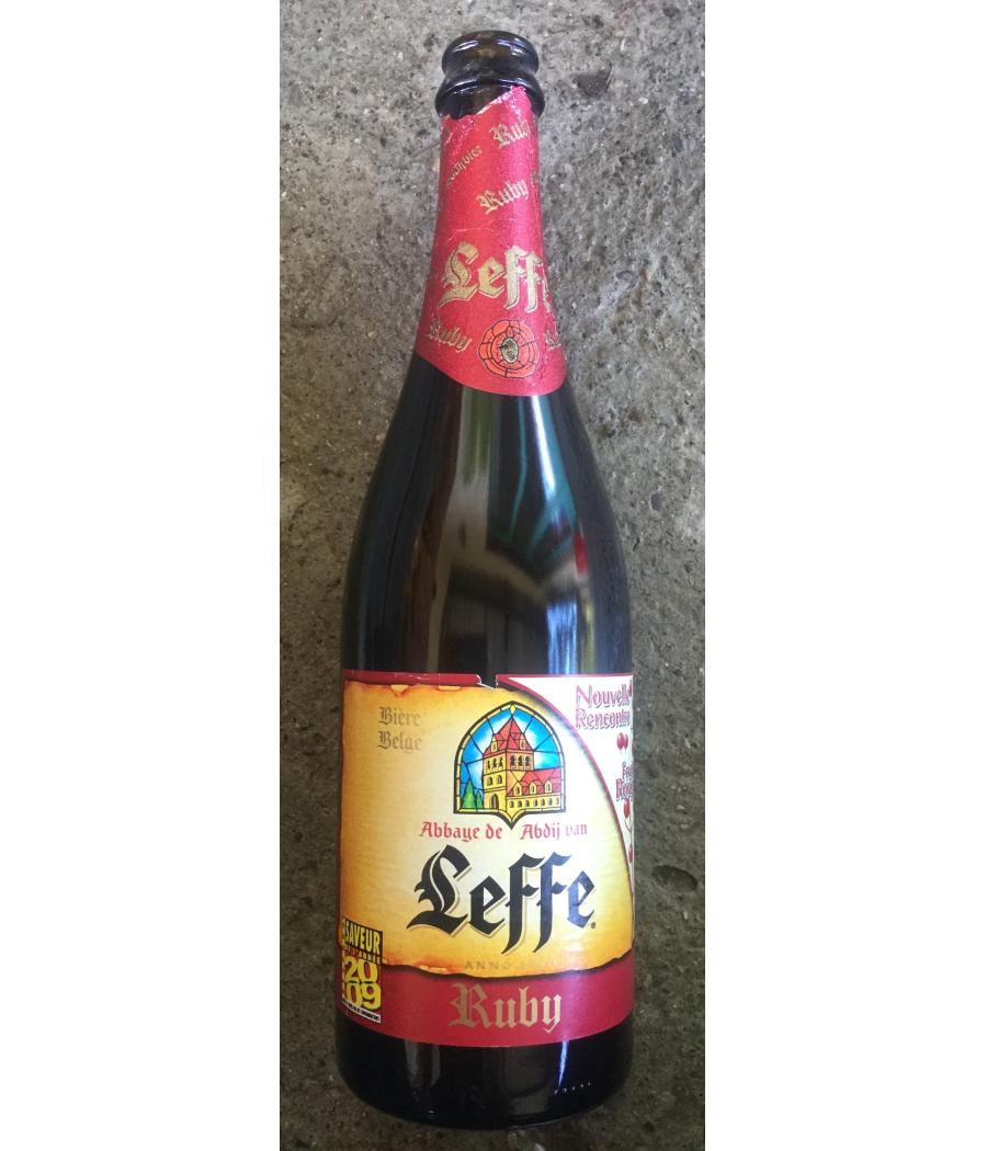 BIERE BLONDE 5% LEFFE RUBY 75CL