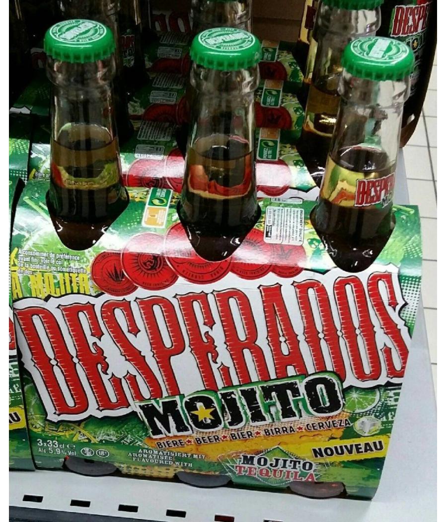 BIERE AROMATISEE MOJITO 5.90° DESPERADOS 3X33CL