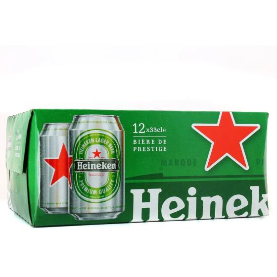 BIERE BLONDE 5° HEINEKEN 12X33CL