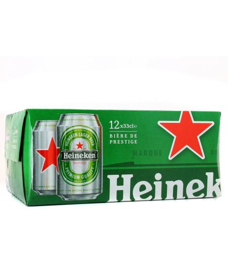 BIERE BLONDE 5° HEINEKEN 12X33CL